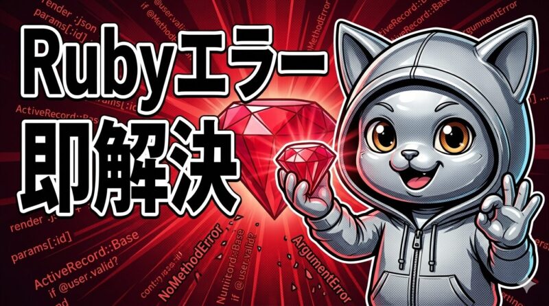 Ruby NoMethodError: undefined method の原因と解決方法